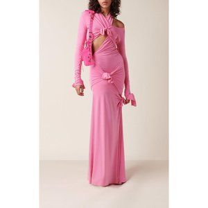 Balenciaga Knot Gown Pink Long Party Luxury size 40